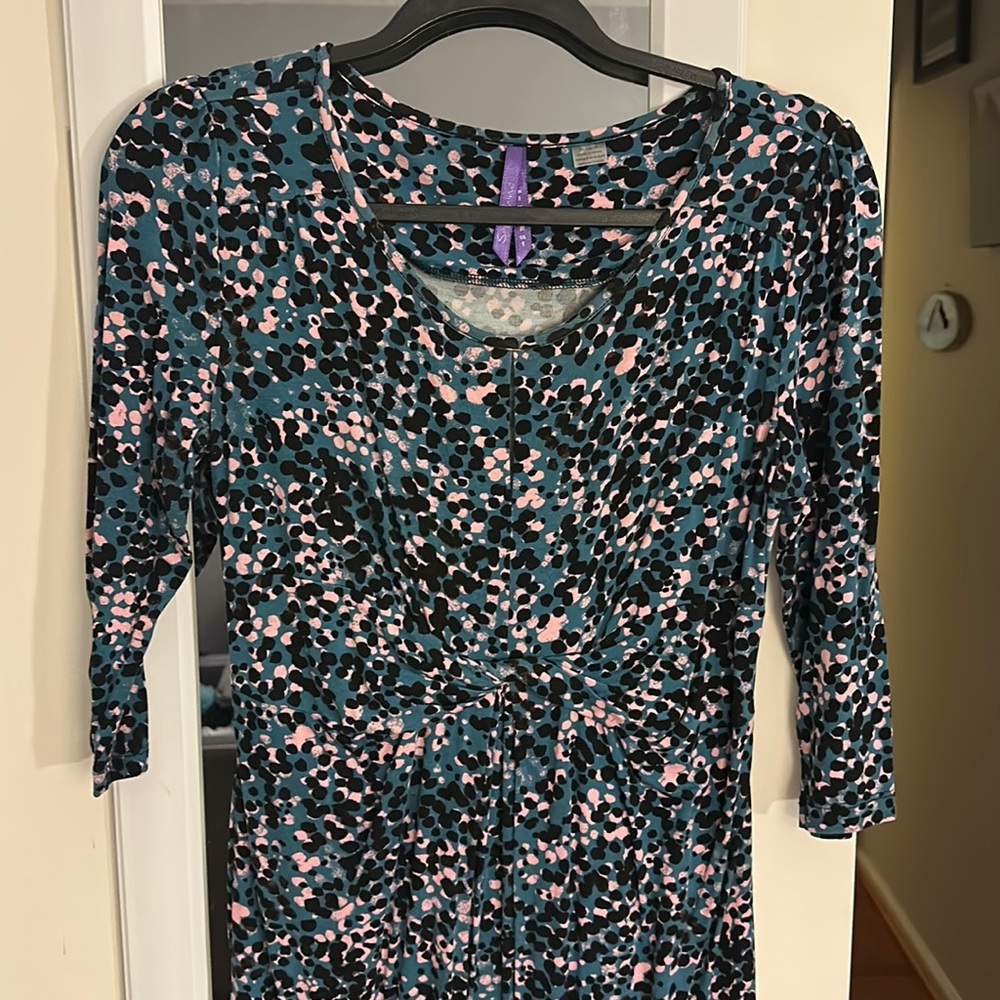 Seraphine knot front maternity dress